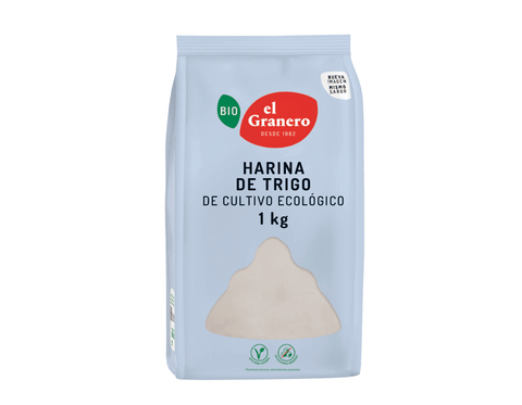 Harina de trigo 1 kg bio el Granero