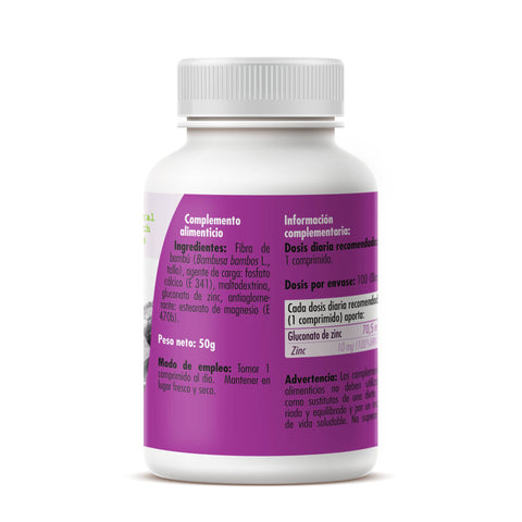 Zinc 100 comprimidos de 500mg GHF