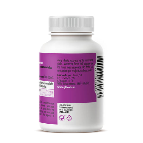 Zinc 100 comprimidos de 500mg GHF