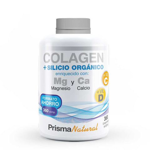 Colágeno y Silicio Orgánico con Magnesio y Calcio PrismaNatural