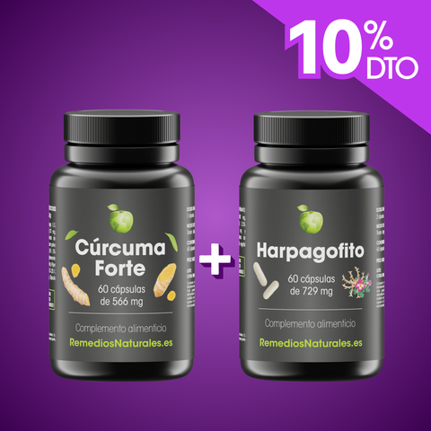 Pack Antiinflamatorio: Cúrcuma Forte + Harpagofito