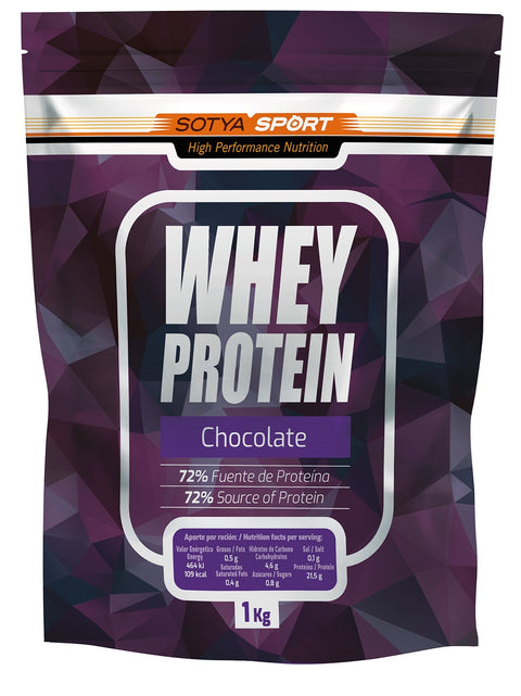 Proteina Whey Sotya 72% chocolate Sport 1k