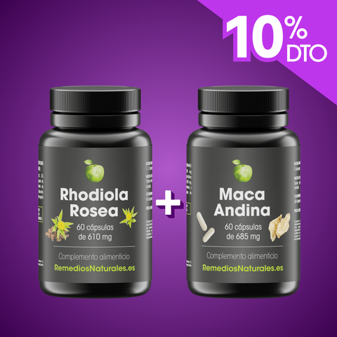 Pack Energía: Rhodiola Rosea + Maca Andina