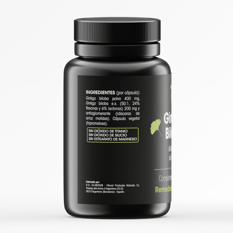 Ginkgo Biloba - 60 cápsulas