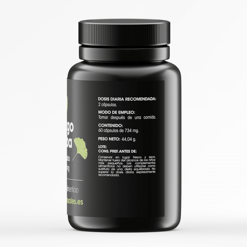 Ginkgo Biloba - 60 cápsulas