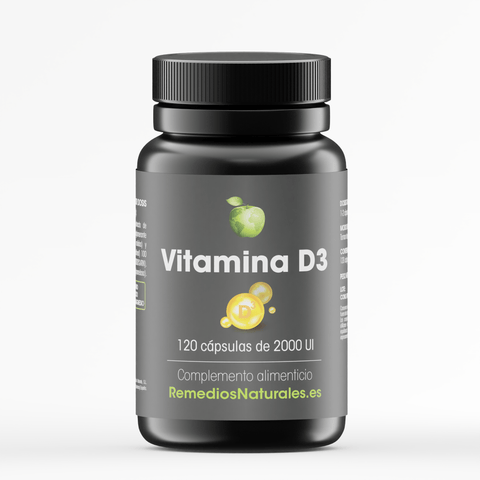 Vitamina D3 - 120 cápsulas de 2.000 UI