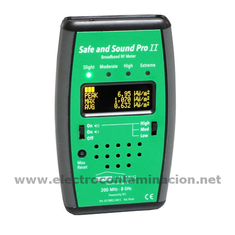 Safe & Sound PRO 2 - Medidor de ondas electromagnéticas